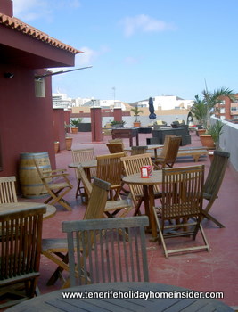 airport hotel pool veranda at San Isidro