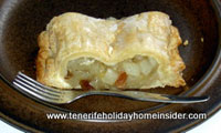 Apple Pie to take-away by Cafe Relieve of Longuera Toscal in Tenerife.