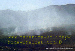 Arson, as were clearly showing several fire spots Los Realejos