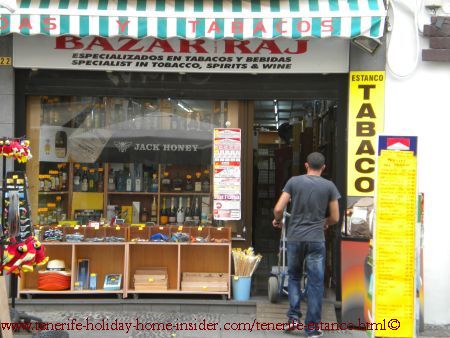 Bazar Raj Estanco Tabaco and Liquor Puerto Cruz