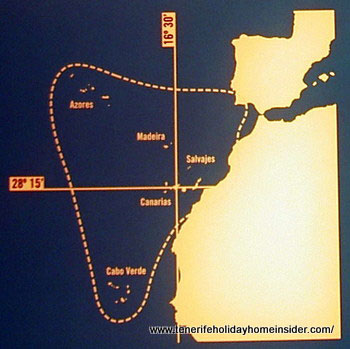 Biogeographical map of Macaronesia