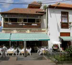 Bistro in the Puerto de la Cruz hub next to La Casona.