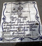 Calligraphy as stone mosaic painting honors Tenerife mayor