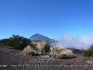 Canadas   
with cloud bank rising