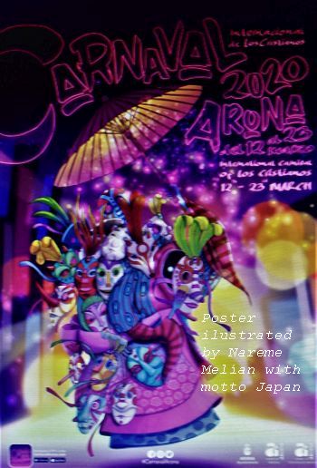 Nareme Melian Arona Carnival 2020 poster