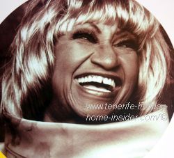 Casa del Carnaval depicting Cuban singer Celia Cruz when Santa Cruz had a live carnival concert with street attendance of over 200000 in 1987 - A Guinness book record.