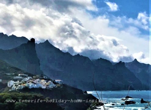 Delightful Taganana fairytale hamlet by the sea of the only Tenerife town with several idyllic hamlets spread about for great walks, wine and seafood