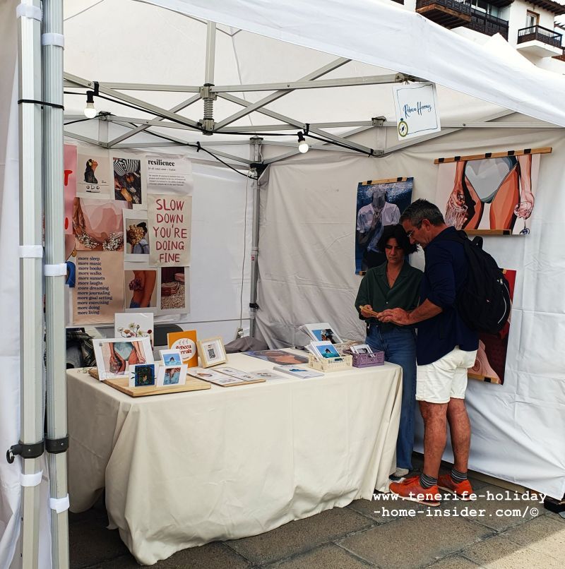 Design for the Canary Islands La Mueca in C/Quintana street stall