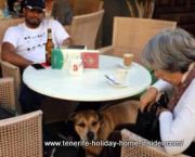 Dog-friendly Bar Cafe Ebano that serves liquor, as it has a bar-restaurant service attached