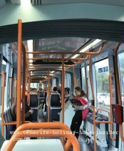 Electric tram by Tranvia Tenerife North which is not available in the South