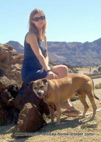 Excursion to Montana Blanca Tenerife with dog