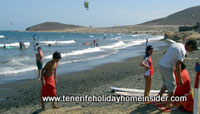 Family holidays El Medano beach Playa Grande Tenerife