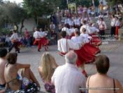 Folk dance festival in Tenerife on a beach