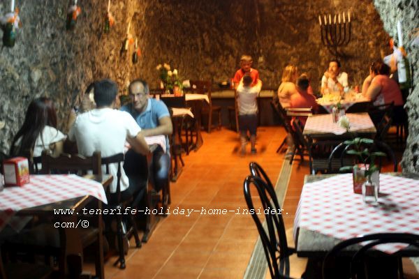 Rural Bodega Cave Bar in Realejo Alto where meals are better than fast food, while the wine is what counts most
