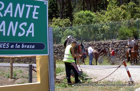 Halfway house for riders