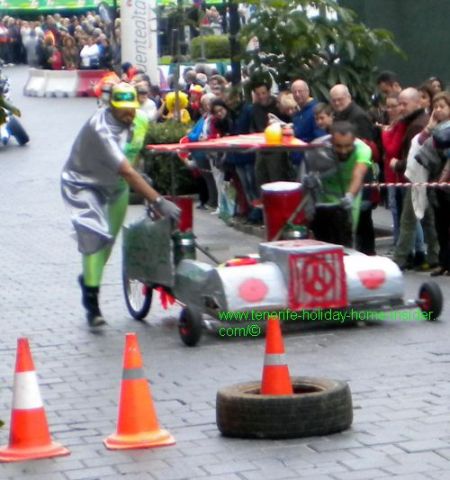 hilarious formula 1 car in Tenerife