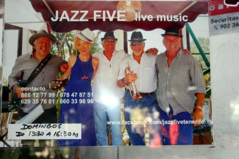 Jazz Five photo with extra information on the picture.