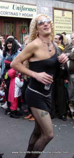 Tenerife carnival light costume