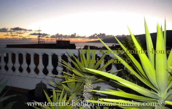 magnificent sunrise in Toscal Longuera Realejos