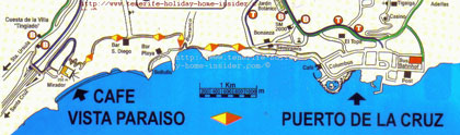 Map for Bollullo La Orotava Tenerife