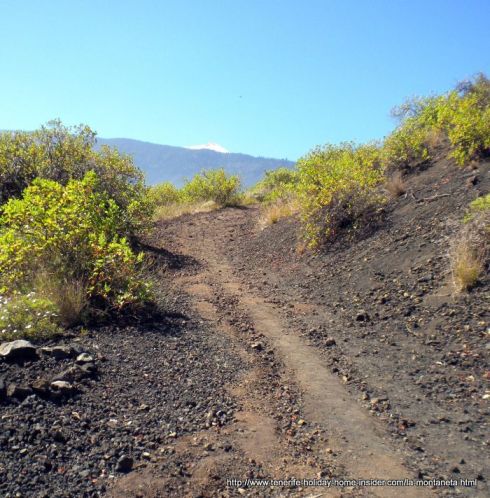Volcanic, slippery La Montaneta mountain road