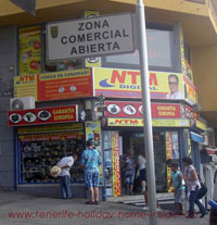 Tienda de electrodomésticos en Tenerife. Puerto de la Cruz