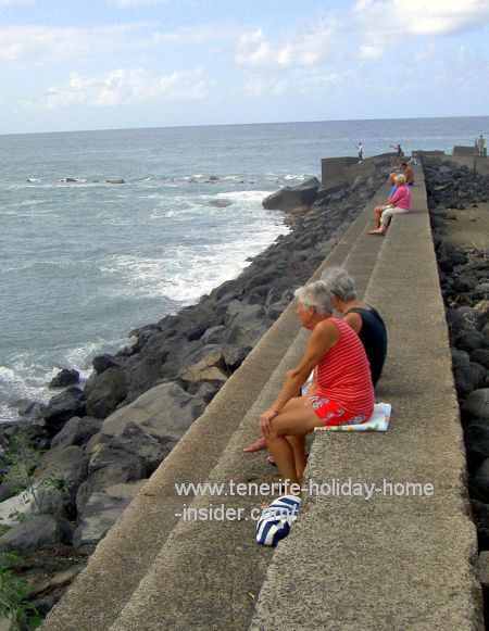 Offshore jetty at Playa Jardin San Felipe Puerto Cruz