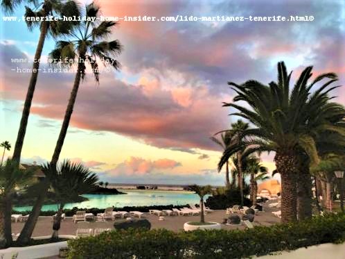 Paradise country Martianez Tenerife with its Lido Lago