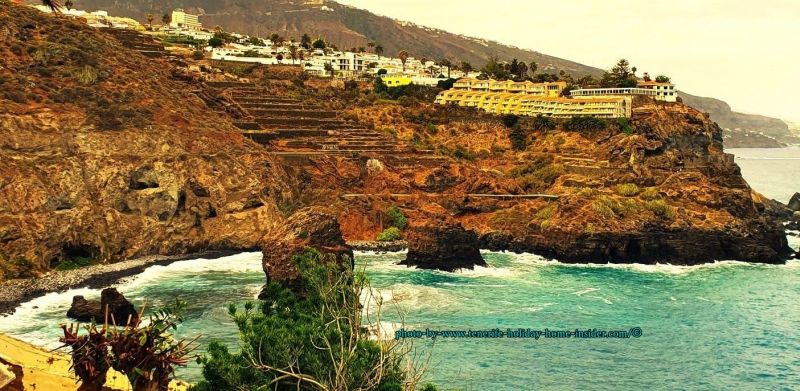 Playa de Los Roques beach of Los Realejos Tenerife