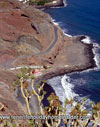 Playa las Gaviotas beach landscape Anaga mountains