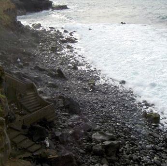 Punta Brava stairs near Punta Gorda
