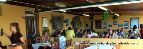 Restaurante Basilio of la Matanza which only has two big dining rooms.