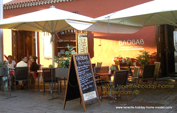 Restaurante Terraza Baobab of Tenerife capital