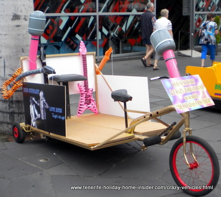 A fictional Rod Stewart vehicle of carnival  for touring