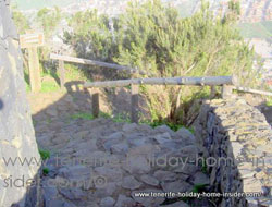 Rough walking path Sendero Corona Realejos