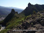 Rugged peaks by Tenerife's oldest coast