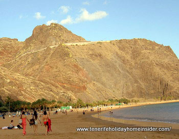 Santa Cruz de Tenerife beach of the capital