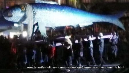 Sardine Burial in Puerto de la Cruz Tenerife.