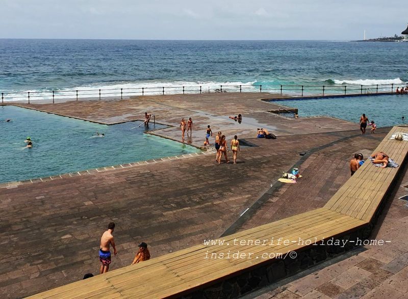 Semi natural pools in Tenerife area at Bajamar
