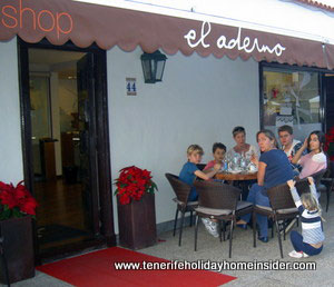 Shop el Aderno Tenerife and Cafe in La Paz Puerto de la Cruz