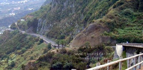 Slopes of Tigaiga by the bridge and monument of El Lance by the old Camino Real the King's Highway.