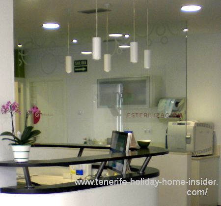 Sterilization unit of dentista Britta Wolf