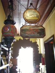 Tenerife art work of a Brass lamp of Garachico