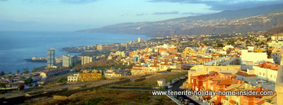 Tenerife coastal views of Orotava Valley
