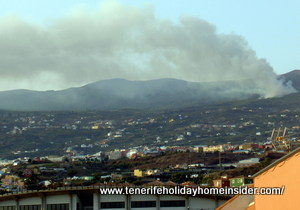 Tenerife fires Palo Blanco August 15,  2012