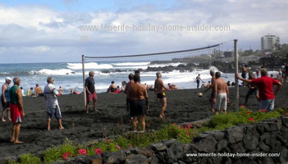 Tenerife sports handball by the beach Punta Brava