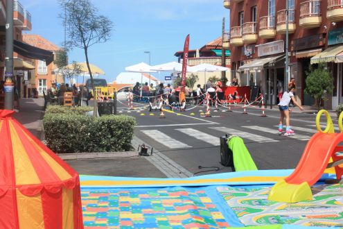 Tenerife weather of middle of October in the North Toscal La Longuera during its yearly street festival.