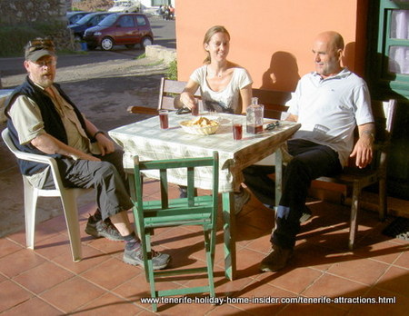 Teno Alto shop and bar for cheese and wine