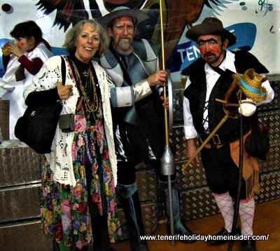 The Tenerife Holiday Home Insider depicted behind the scenes at the Santa Cruz Noria Carnival Club