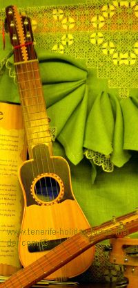 Timple unusual musical instrument made in Tenerife